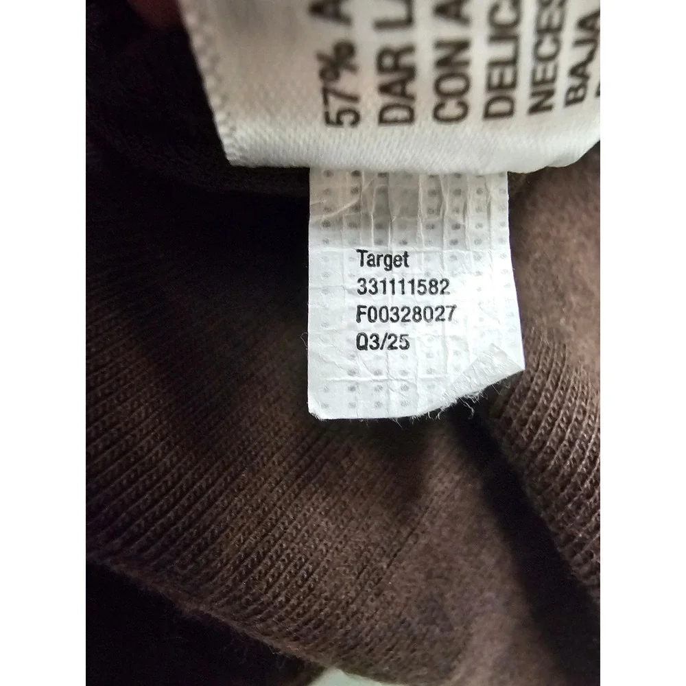Wild Fable Brown Hooded Long Sleeve Top Small 331 11 1582 NWT - Picture 6 of 7